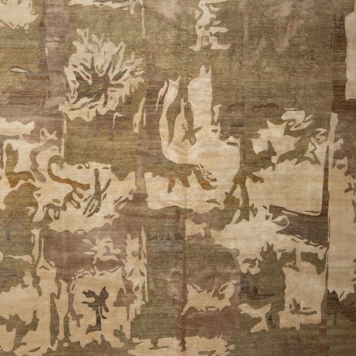 Tibetan Traditional Sunpat Silk Blend Rug - 10'1" x 14'1"