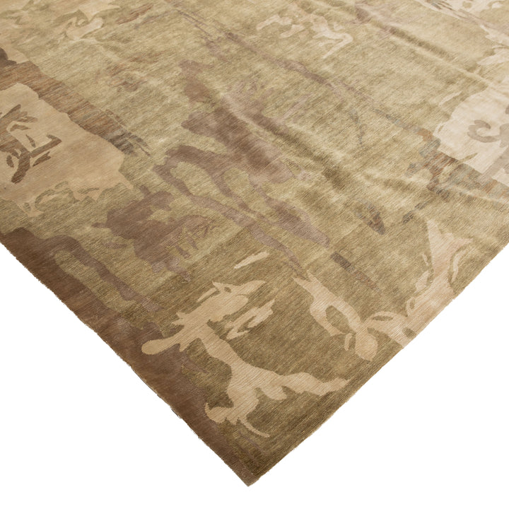 Tibetan Traditional Sunpat Silk Blend Rug - 10'1" x 14'1"