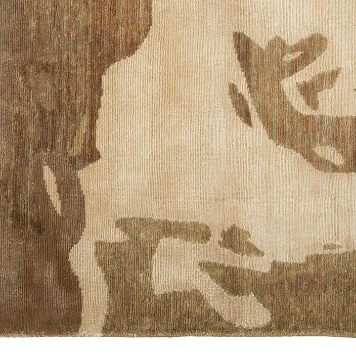 Tibetan Traditional Sunpat Silk Blend Rug - 10'1" x 14'1"