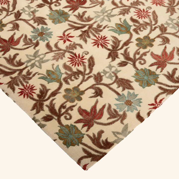 Tibetan Traditional Wool Silk Blend Rug - 8'1" x 10'2"