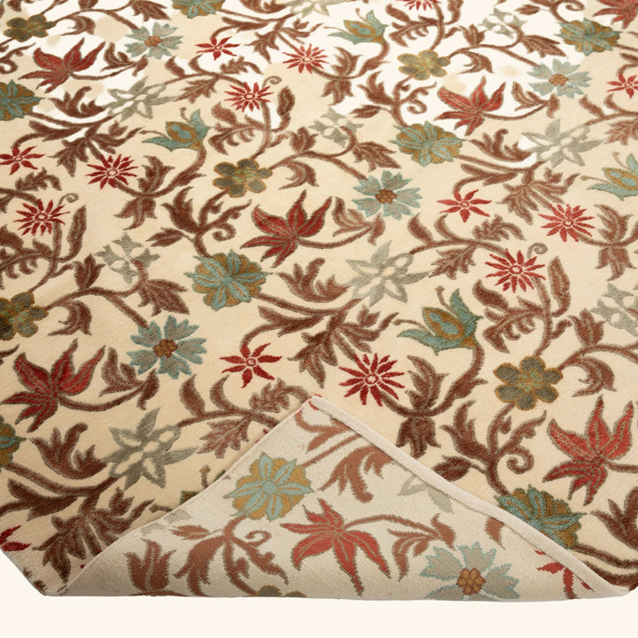 Tibetan Traditional Wool Silk Blend Rug - 8'1" x 10'2"