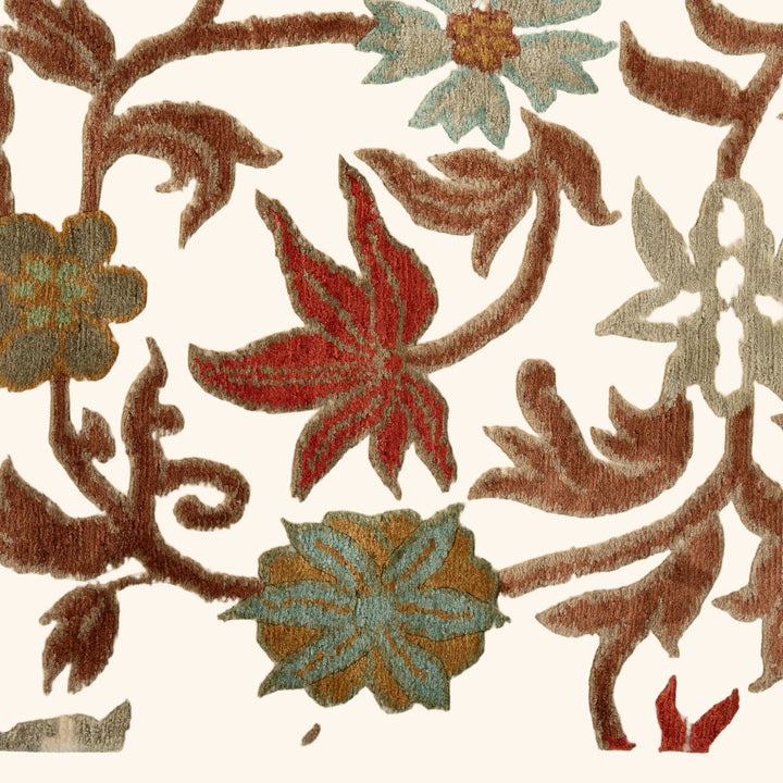 Tibetan Traditional Wool Silk Blend Rug - 8'1" x 10'2"