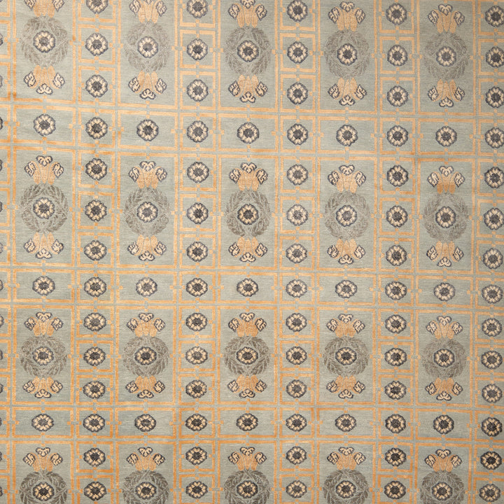 Tibetan Traditional Wool Silk Blend Rug - 8' x 10'