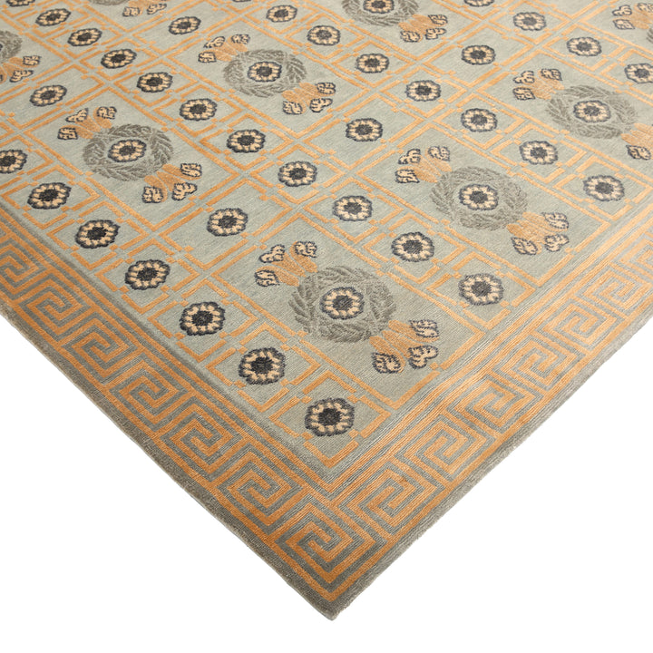 Tibetan Traditional Wool Silk Blend Rug - 8' x 10'