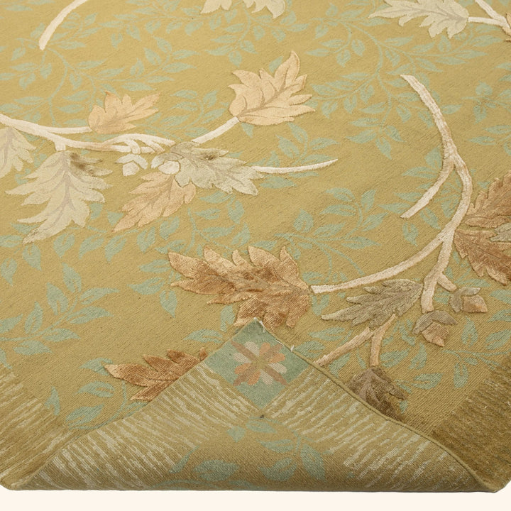 Tibetan Traditional Wool Silk Blend Rug - 8'3" x 9'10"