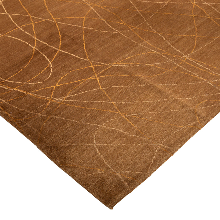 Tibetan Traditional Wool Silk Blend Rug - 8'2" x 10'