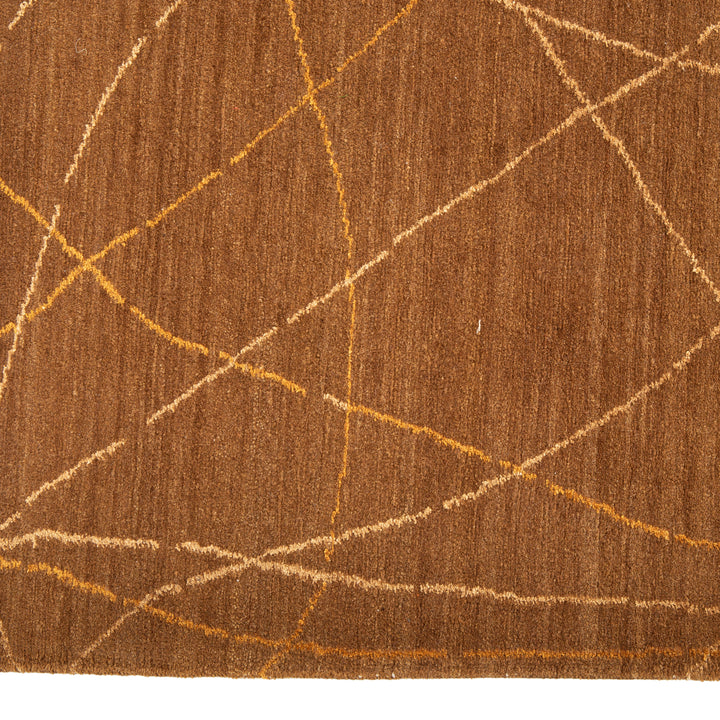 Tibetan Traditional Wool Silk Blend Rug - 8'2" x 10'