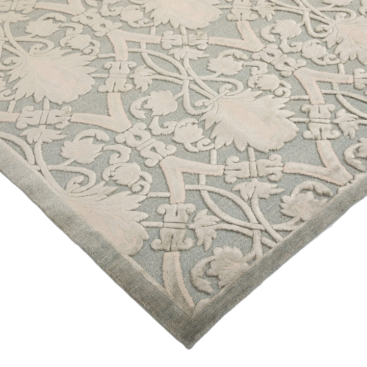 Tibetan Traditional Wool Silk Blend Rug - 8'1" x 9'10"