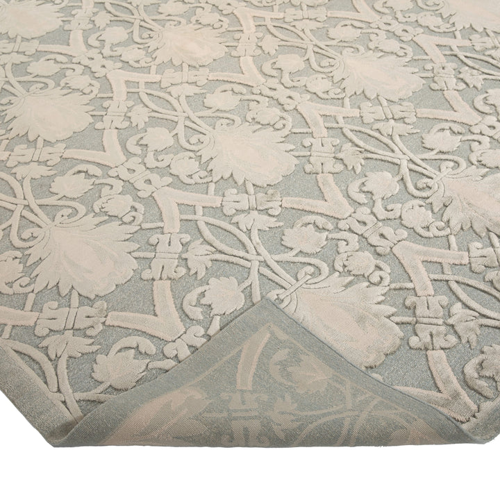 Tibetan Traditional Wool Silk Blend Rug - 8'1" x 9'10"