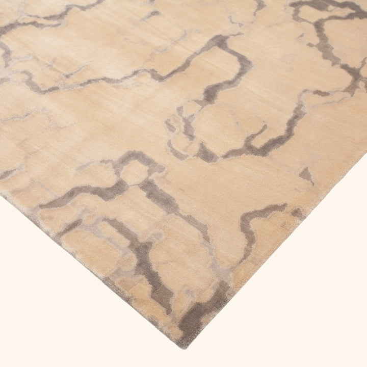 Tibetan Traditional Wool Silk Blend Rug - 10'1" x 14'2"