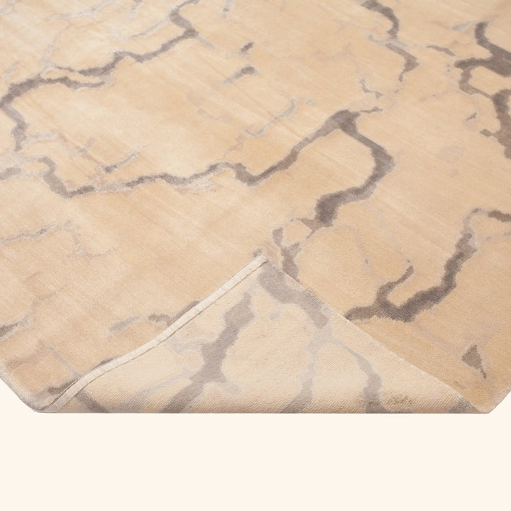Tibetan Traditional Wool Silk Blend Rug - 10'1" x 14'2"