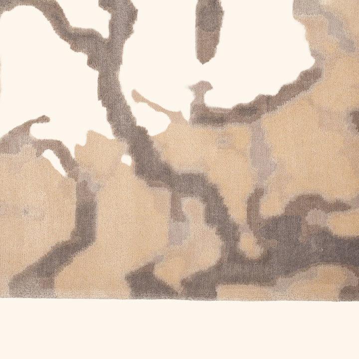 Tibetan Traditional Wool Silk Blend Rug - 10'1" x 14'2"