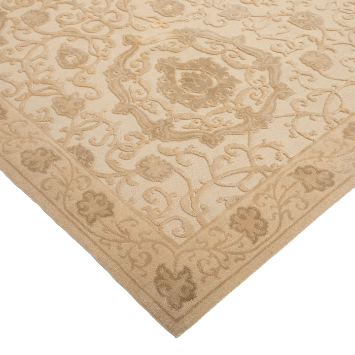 Tibetan Traditional Wool Silk Blend Rug - 8'2" x 10'3"