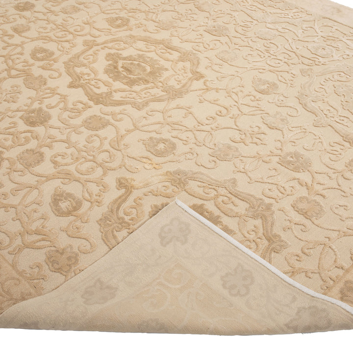 Tibetan Traditional Wool Silk Blend Rug - 8'2" x 10'3"