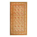 Tibetan Traditional Wool Silk Blend Rug - 3'10" x 7'