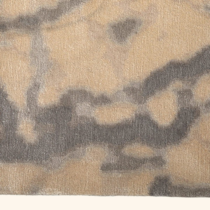Tibetan Traditional Wool Silk Blend Rug - 9'1" x 12'1"