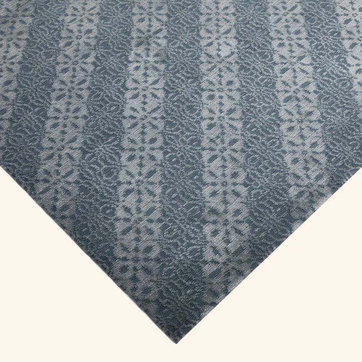 Tibetan Traditional Wool Silk Blend Rug - 9'1" x 12'1"