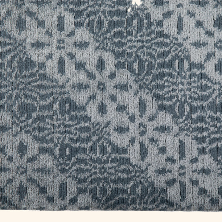 Tibetan Traditional Wool Silk Blend Rug - 9'1" x 12'1"