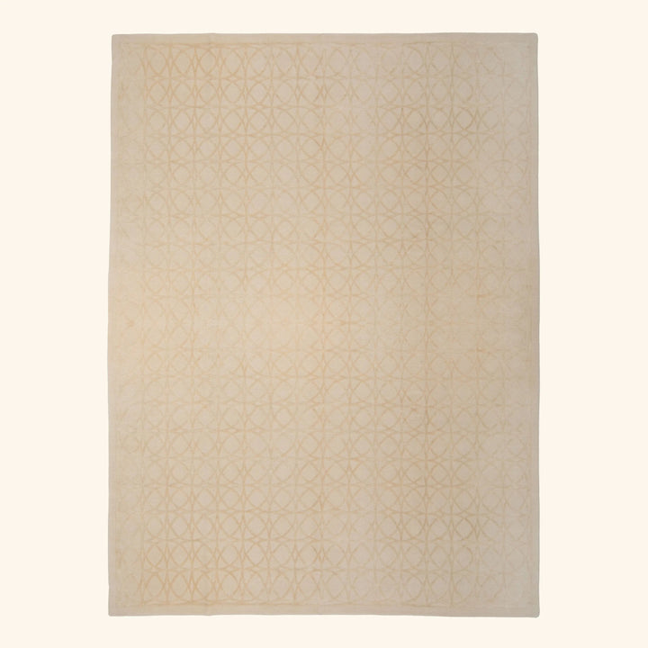 Tibetan Traditional Wool Silk Blend Rug - 9'1" x 11'10"