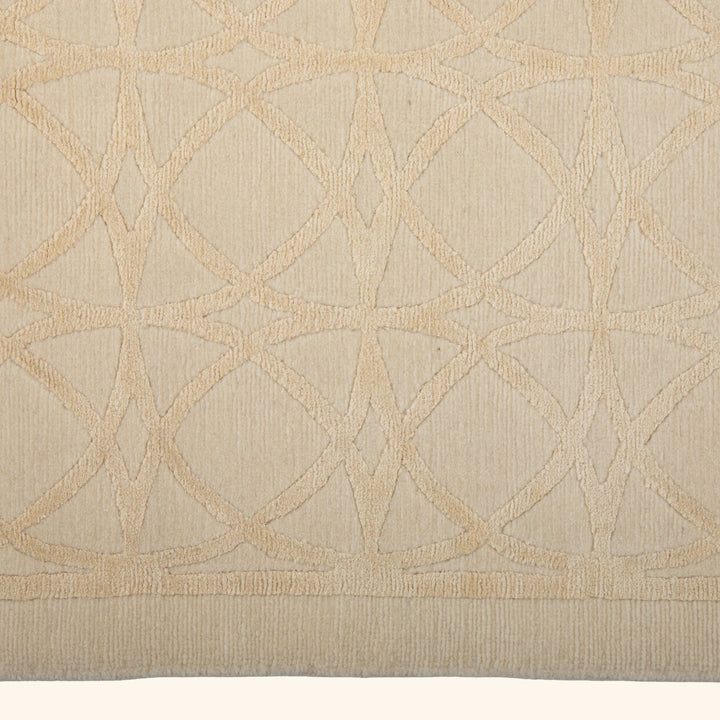 Tibetan Traditional Wool Silk Blend Rug - 9'1" x 11'10"