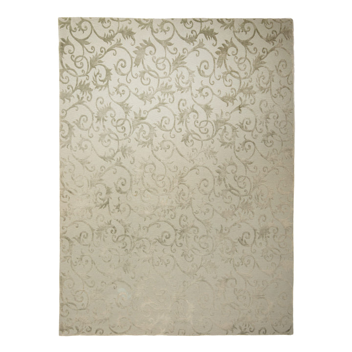 Tibetan Traditional Wool Silk Blend Rug - 8'1" x 10'2"