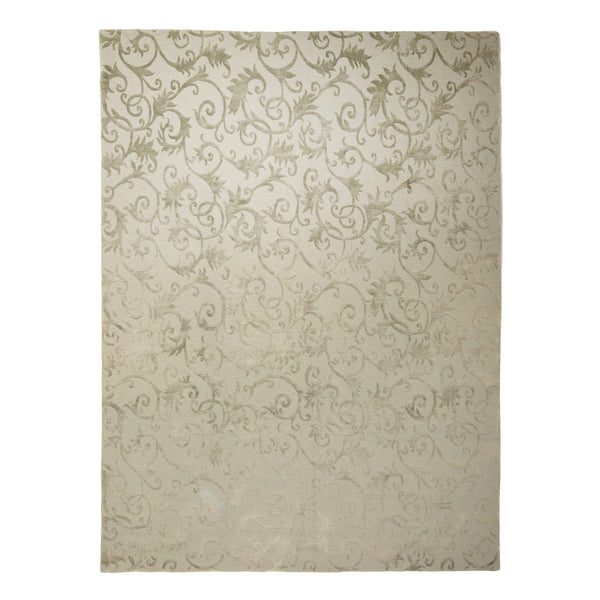 Tibetan Traditional Wool Silk Blend Rug - 8'1" x 10'2"