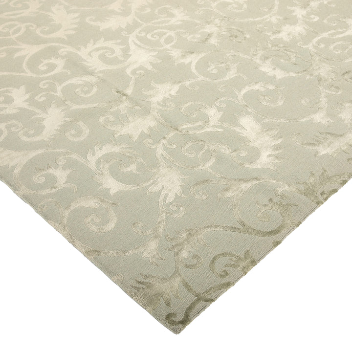 Tibetan Traditional Wool Silk Blend Rug - 8'1" x 10'2"