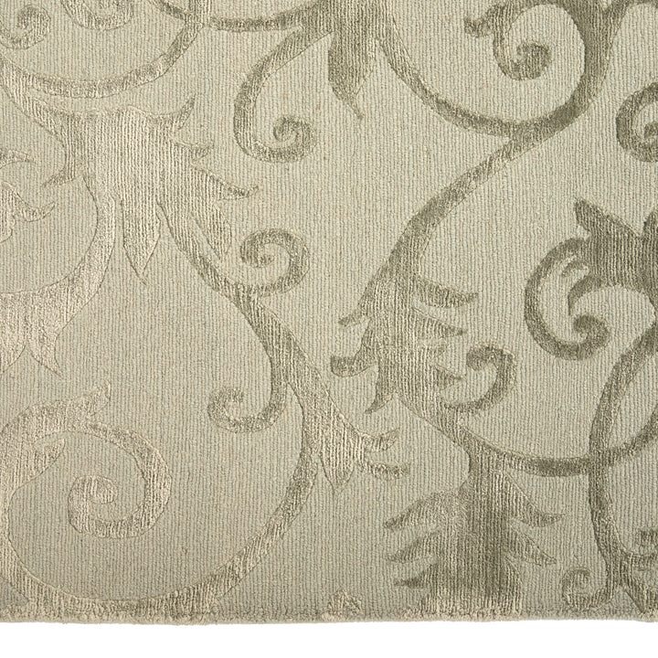 Tibetan Traditional Wool Silk Blend Rug - 8'1" x 10'2"