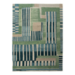 Green Contemporary Wool Rug - 8' x 10'