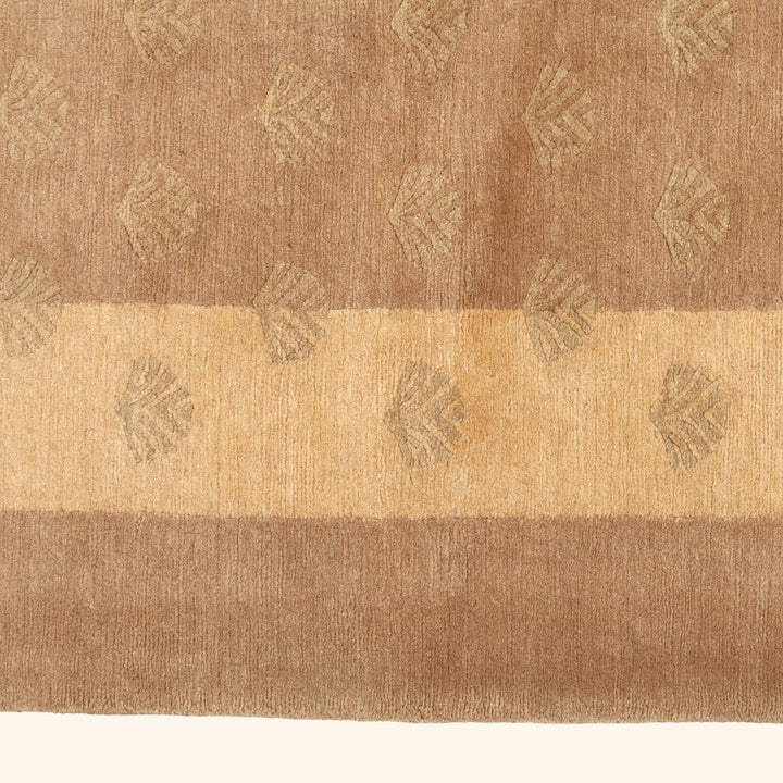 Traditional Tibetan Wool Silk Blend Rug - 9'3" x 11'10"
