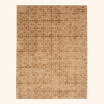 Traditional Tibetan Wool Silk Blend Rug - 9'1" x 11'10"