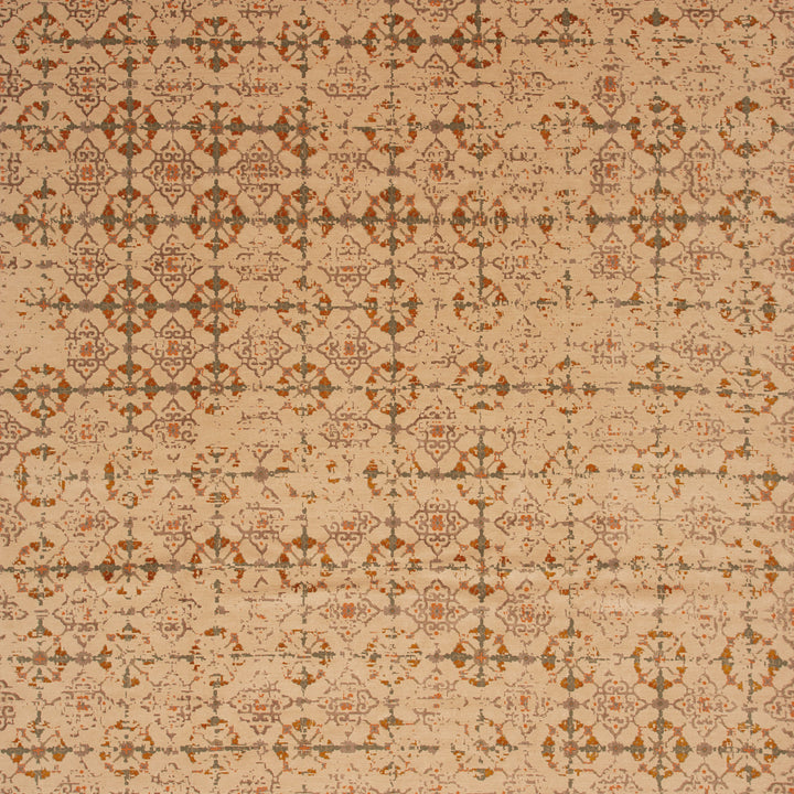 Traditional Tibetan Wool Silk Blend Rug - 9'1" x 11'10"