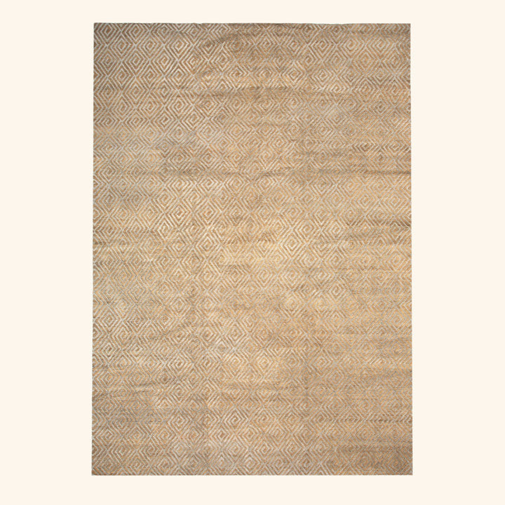Traditional Tibetan Sunpat Silk Blend Rug - 12'1" x 18'1"