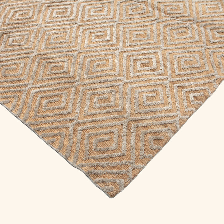 Traditional Tibetan Sunpat Silk Blend Rug - 12'1" x 18'1"