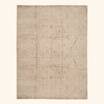 Traditional Tibetan Wool Silk Blend Rug - 9'1" x 12'