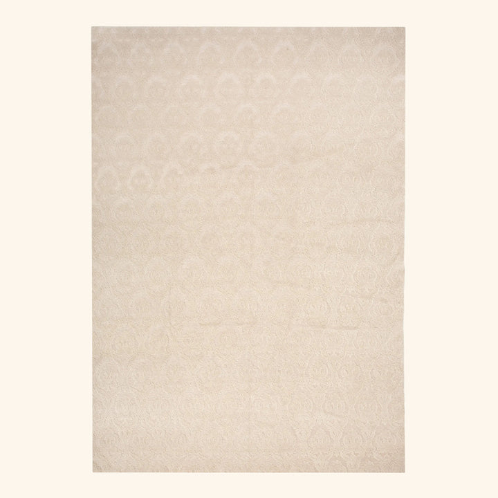 Traditional Tibetan Wool Silk Blend Rug - 9'1" x 12'10"
