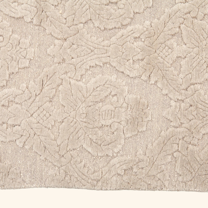 Traditional Tibetan Wool Silk Blend Rug - 9'1" x 12'10"