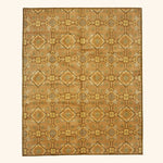 Traditional Tibetan Wool Silk Blend Rug - 8'3" x 9'10"