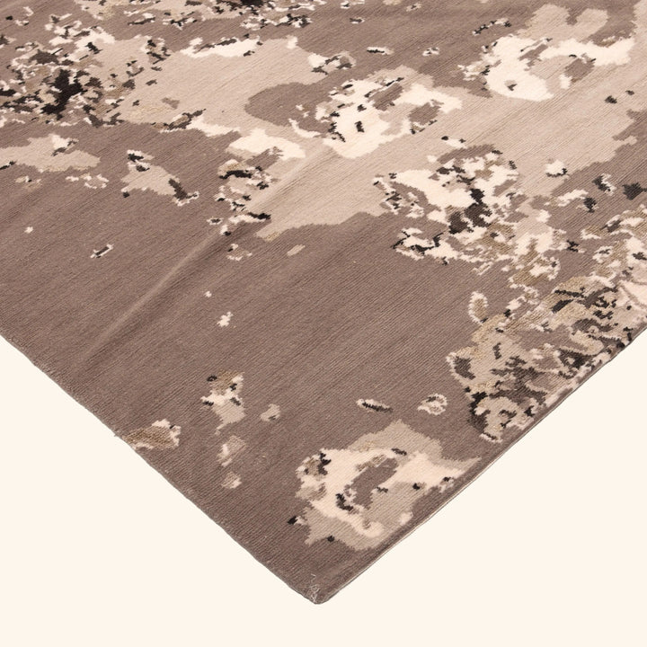 Traditional Tibetan Wool Silk Blend Rug - 12'3" x 18'4"