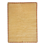 Traditional Tibetan Wool Silk Blend Rug - 6'1" x 9'1"