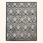 Traditional Tibetan Wool Silk Blend Rug - 8'1" x 10'2"
