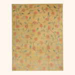 Traditional Tibetan Wool Silk Blend Rug - 9'2" x 11'10"