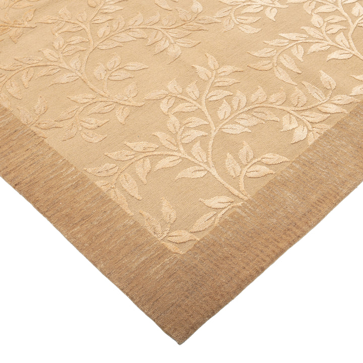 Traditional Tibetan Wool Silk Blend Rug - 9'2" x 12'