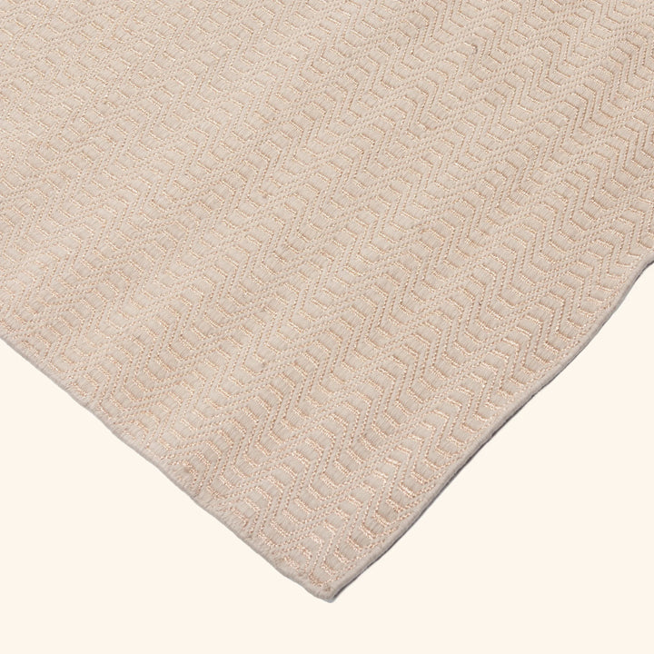 Traditional Tibetan Wool Silk Blend Runner - 2' x 15'1"