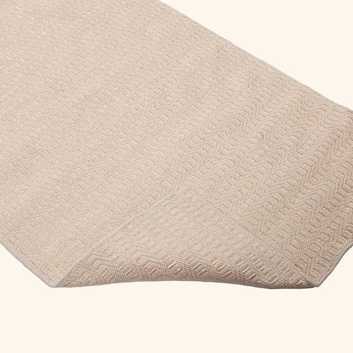 Traditional Tibetan Wool Silk Blend Runner - 2' x 15'1"