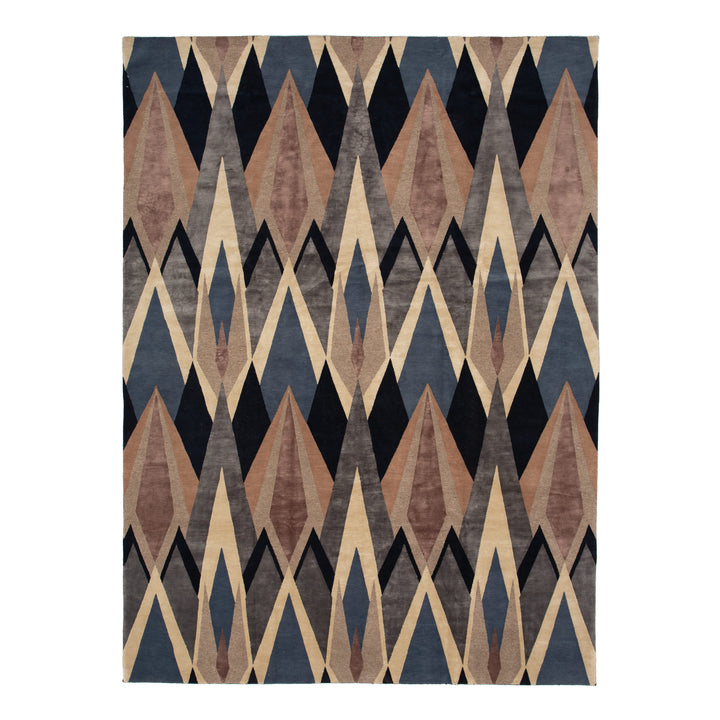 Traditional Tibetan Allo Rug - 9'1" x 12'3"