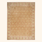 Traditional Tibetan Wool Silk Blend Rug - 9'2" x 12'4"