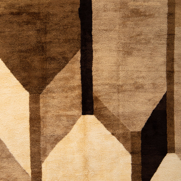 Natural Casablanca Moroccan Wool Rug - 8'4" x 12'1"