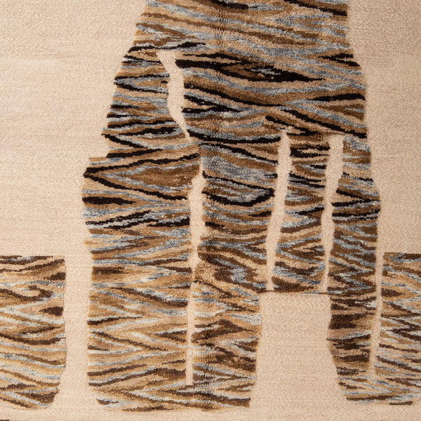 Natural Casablanca Moroccan Wool Rug - 8'8" x 11'7"