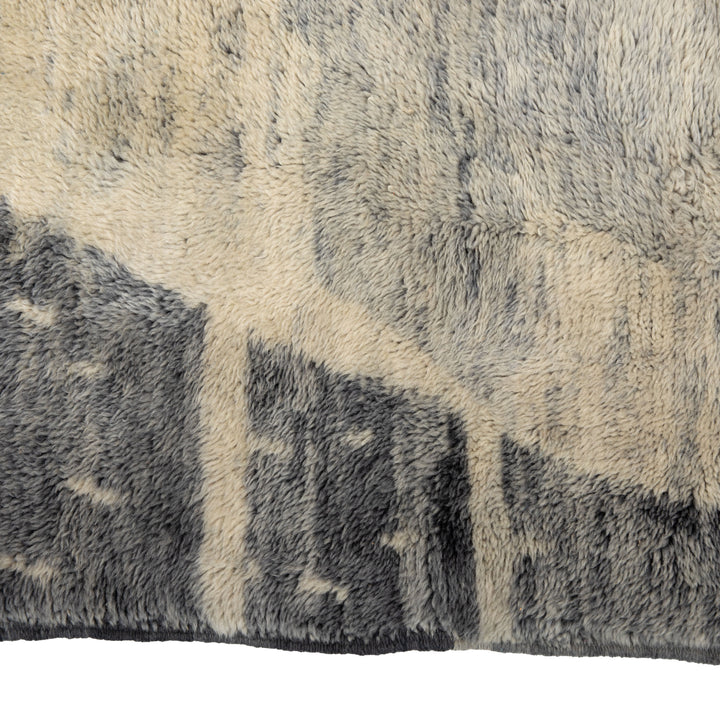 Natural Casablanca Moroccan Wool Runner - 3'3" x 17'